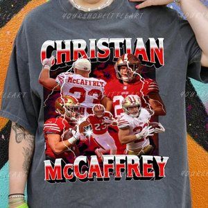 Retro Christian Mccaffrey Shirt, Football Vintage Crewneck, Football Sweatshirt,